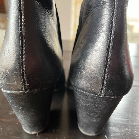 Dolce Vita Booties Leather Pull On Black Size 9 - Picture 4 of 7